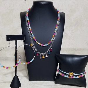 Carnival confidence multicolor jewelry set